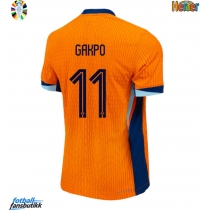 Nederland Cody Gakpo #11 Hjemmedrakt EM 2024 Kortermet